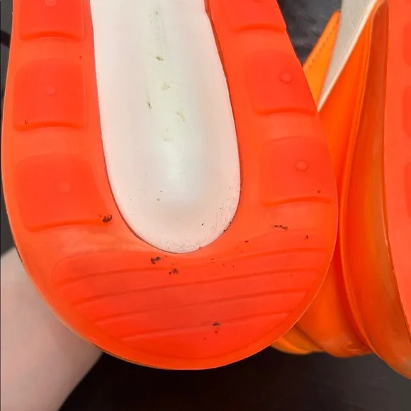 Nike Air Max 270 Black and Orange Athletic Shoes - Picture 14 of 15